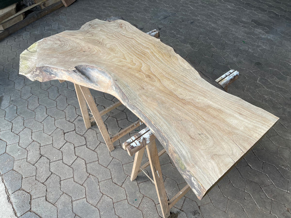 Waschtischplatte Karagach Ulme Bohle Couchtisch Massiv Epoxidharztisch
