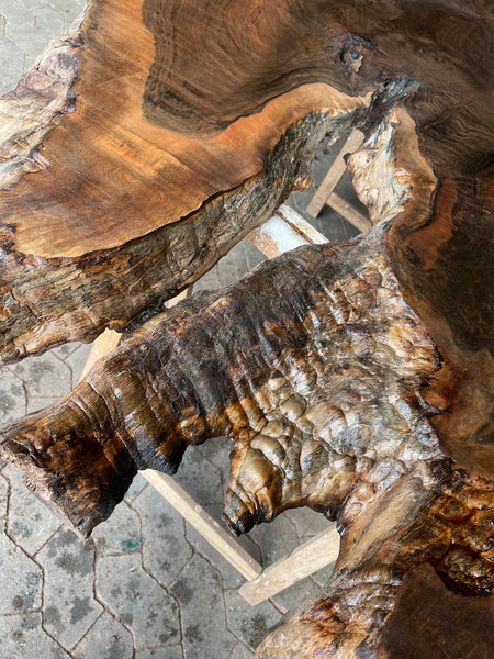 Tischplatte Bohle Esstisch Massiv Nussbaum Epoxidharztisch