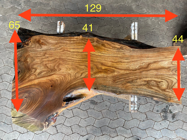 Waschtischplatte Karagach Ulme Bohle Couchtisch Massiv Epoxidharztisch