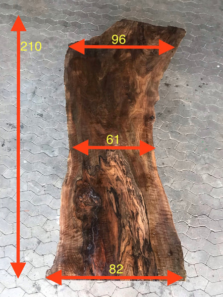 Tischplatte Bohle Esstisch Massiv Nussbaum Epoxidharztisch